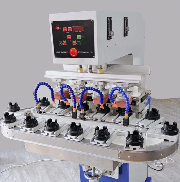 Four-color Multi-color Turntable Pad Printing Machine