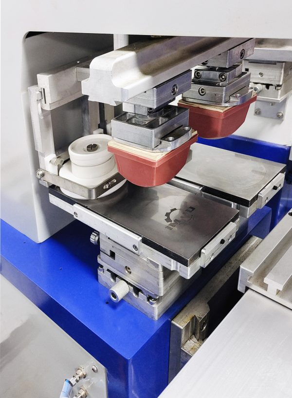 Two colors Shuttle Ink Cup Pad Printer